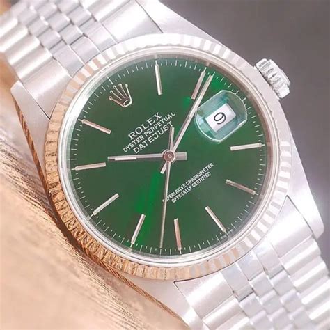 rolex quadrante verde tuesday usato uomo|prezzi rolex usati.